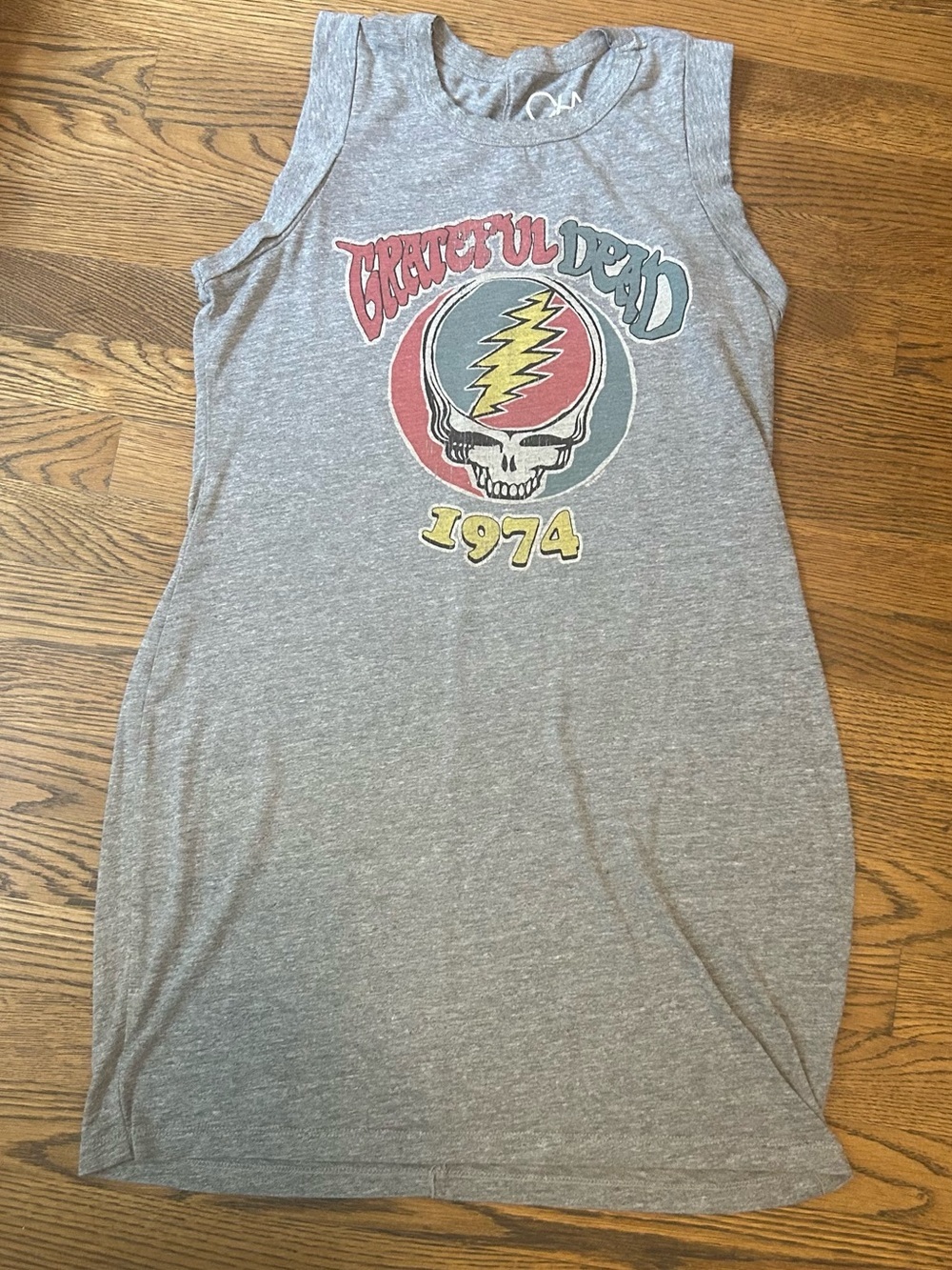 Grateful Dead 1974 Grey Midi Dress concert